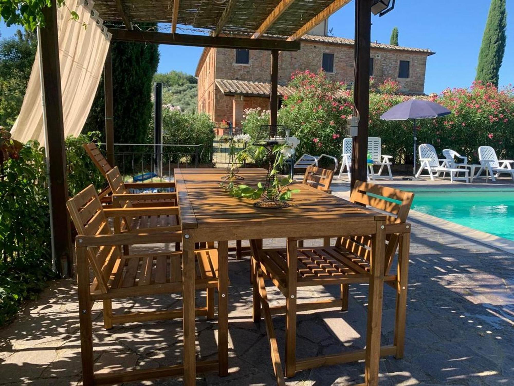 Agriturismo Tranquillo E Con Vista Panoramica Torrita di Siena Buitenkant foto